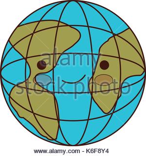 300x320 Cartoon Globe World Map Icon Stock Vector Art Amp Illustration