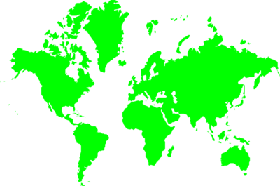 400x265 Free Clipart World Maps