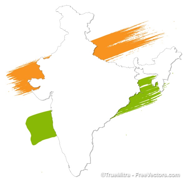 600x581 India Map Vectors, Photos And Psd Files Free Download