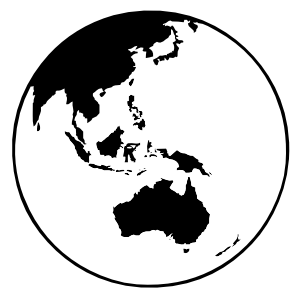297x299 Earth Globe Oceania Clip Art Free Vector 4vector