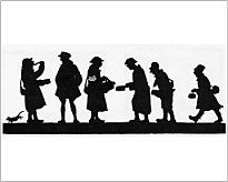 205x164 Silhouette Of British Soldiers Or Tommies In France 1916 During