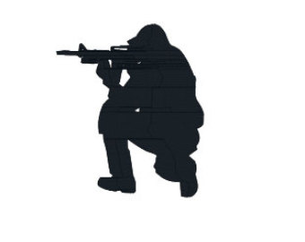 340x270 Soldier Silhouette Etsy