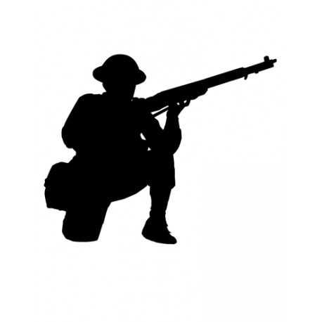 World War 1 Soldier Silhouette at GetDrawings | Free download