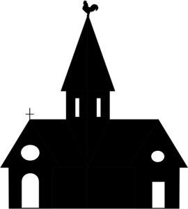270x299 Church Silhouette Cliparts