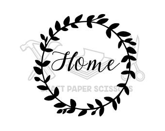 340x270 Wreath Cut File Etsy