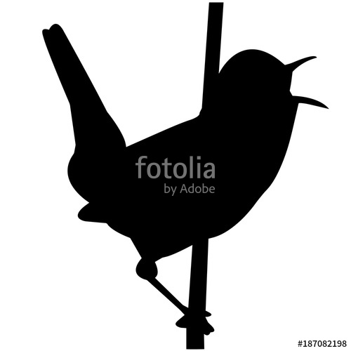500x500 Meadowlark Silhouette Vector Graphics Stock Image And Royalty