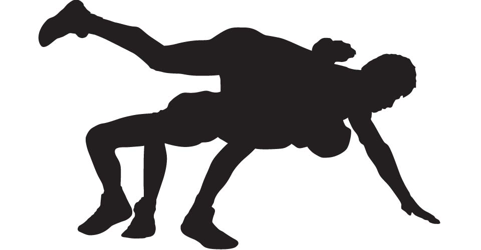 Wrestlers Silhouette at GetDrawings | Free download