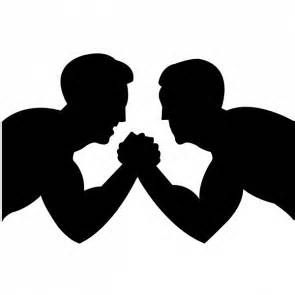 295x295 Wrestling Silhouette