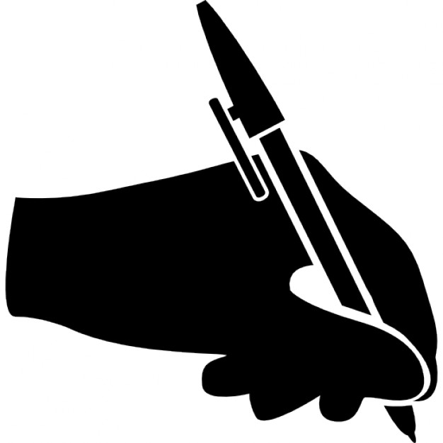 626x626 Hand Writing With Ballpen Icons Free Download