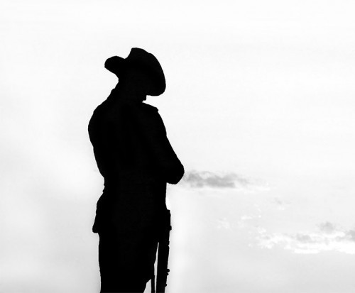 500x413 War Clipart Anzac Soldier