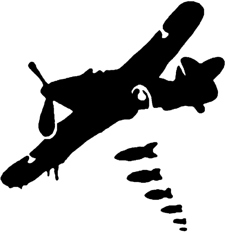 Ww2 Plane Silhouette at GetDrawings | Free download