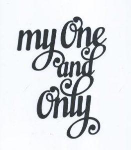 263x300 My One And Only Word Silhouette Mom's Papercuts