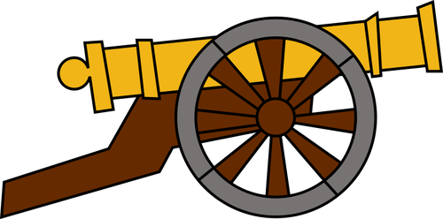 500x248 868 Civil War Cannon Clipart Public Domain Vectors