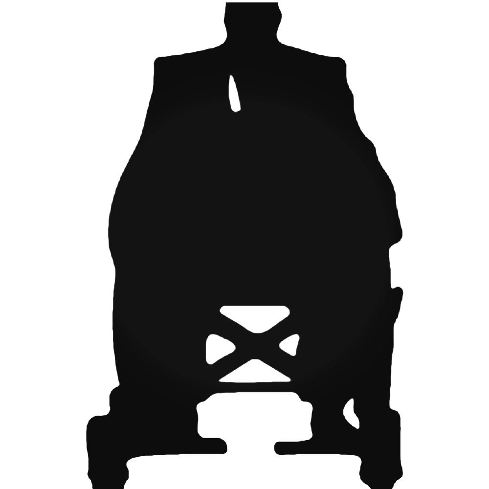 1000x1000 Men Charles Xavier Silhouette Decal