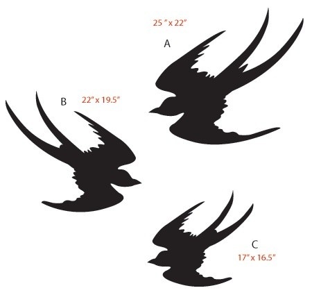 450x425 Flock Of Birds Clipart Stencil Art