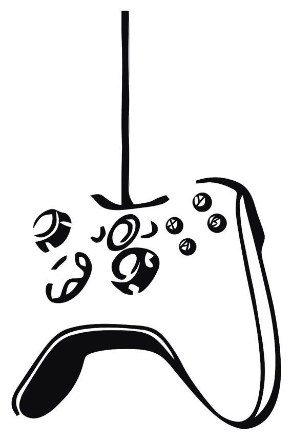 Xbox One Controller Silhouette at GetDrawings.com | Free for personal