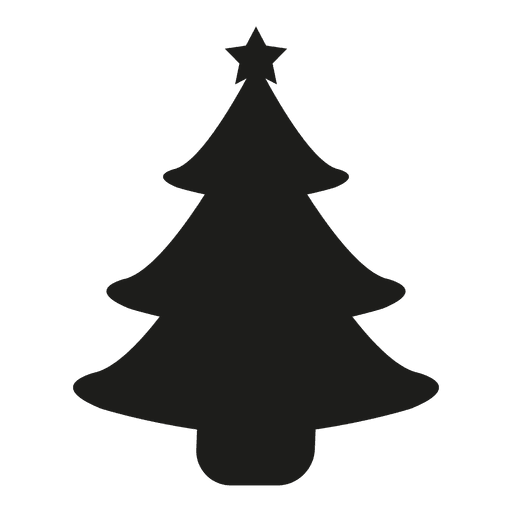 512x512 Christmas Tree Silhouette
