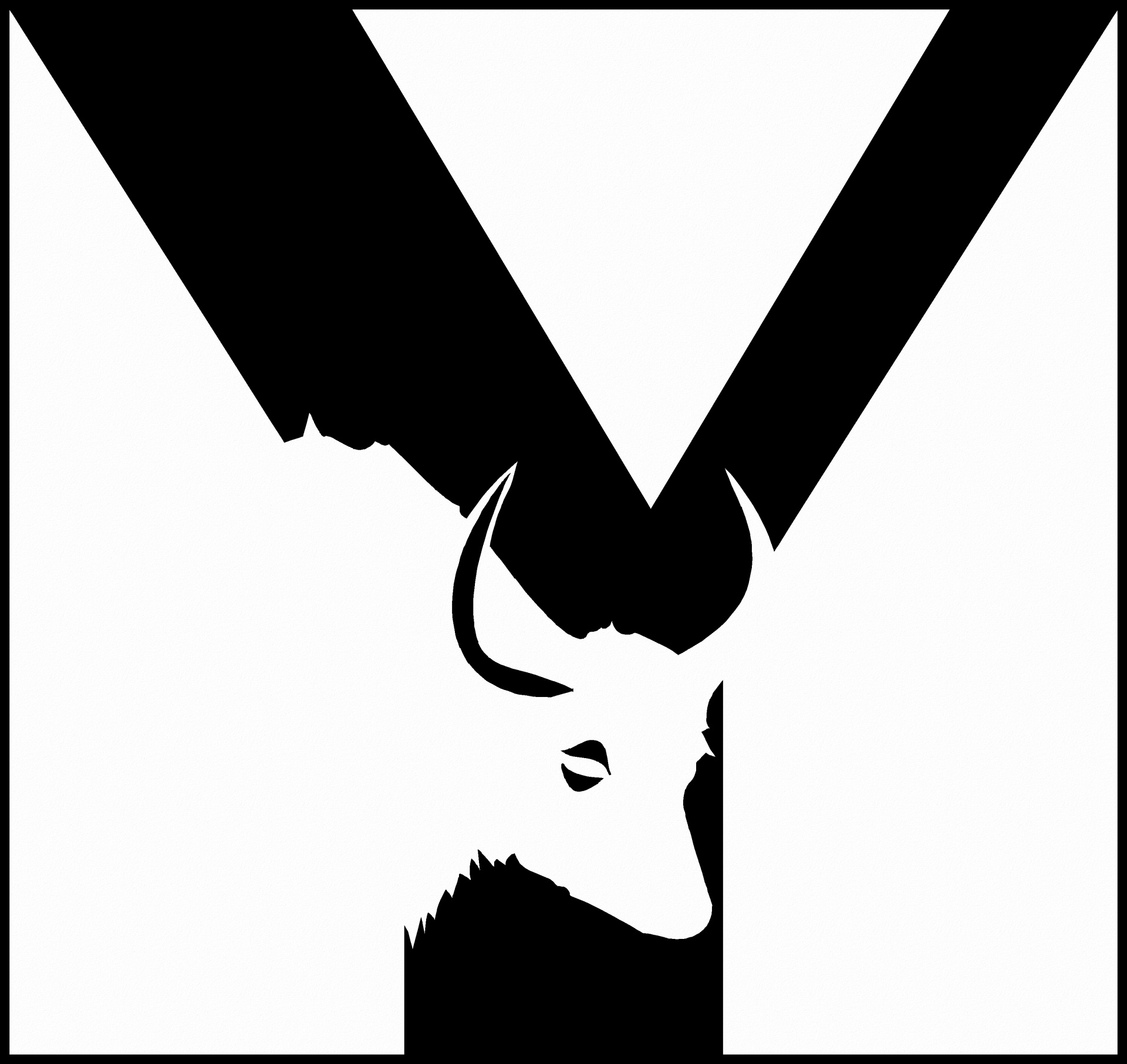 1920x1812 Alphabet Silhouette Letter Y Free Stock Photo