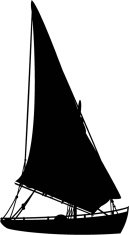 129x235 Two Yachts Silhouettes In Yellow Vector Logo Premium Clipart