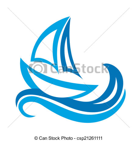 450x465 Yacht Icon, The Silhouette Of The Vector Vector Clip Art