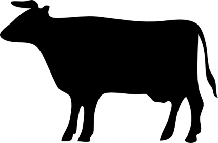 425x280 Cow Vector
