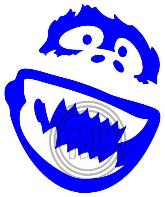 570x680 Digital Download Yeti Svg Dxf Eps Silhouette Studio Cricut