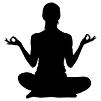 Yoga Silhouette at GetDrawings | Free download