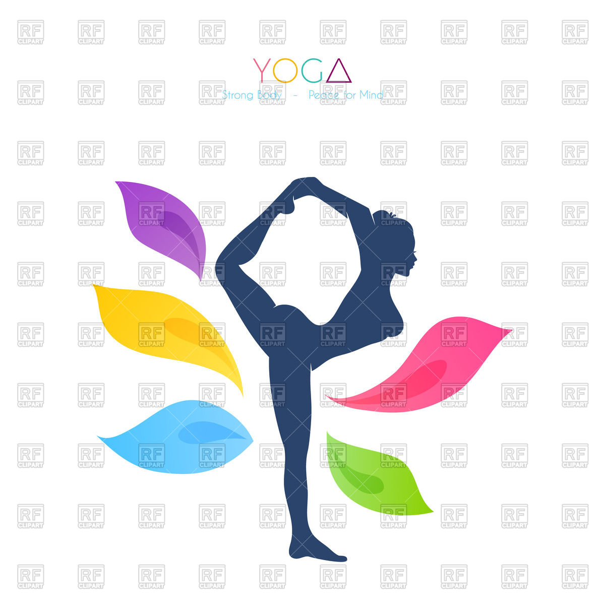 1200x1200 Yoga Silhouette Clip Art