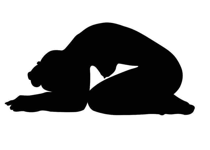 795x570 Undressed Girl Yoga Silhouette