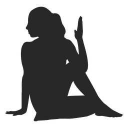 256x256 Yoga Human Silhouette