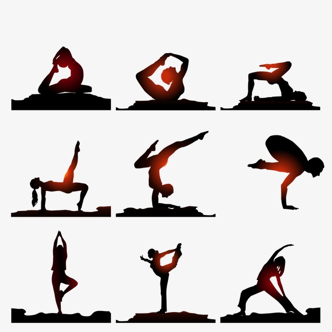 650x650 Yoga Silhouette, Yoga, Sketch, Fitness Png And Vector For Free