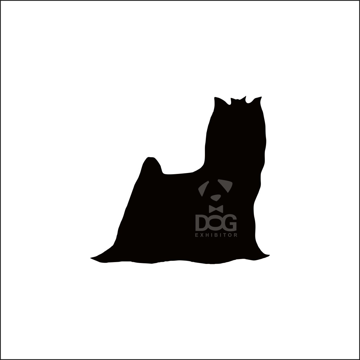 1184x1184 Yorkshire Terrier Silhouette Stickers