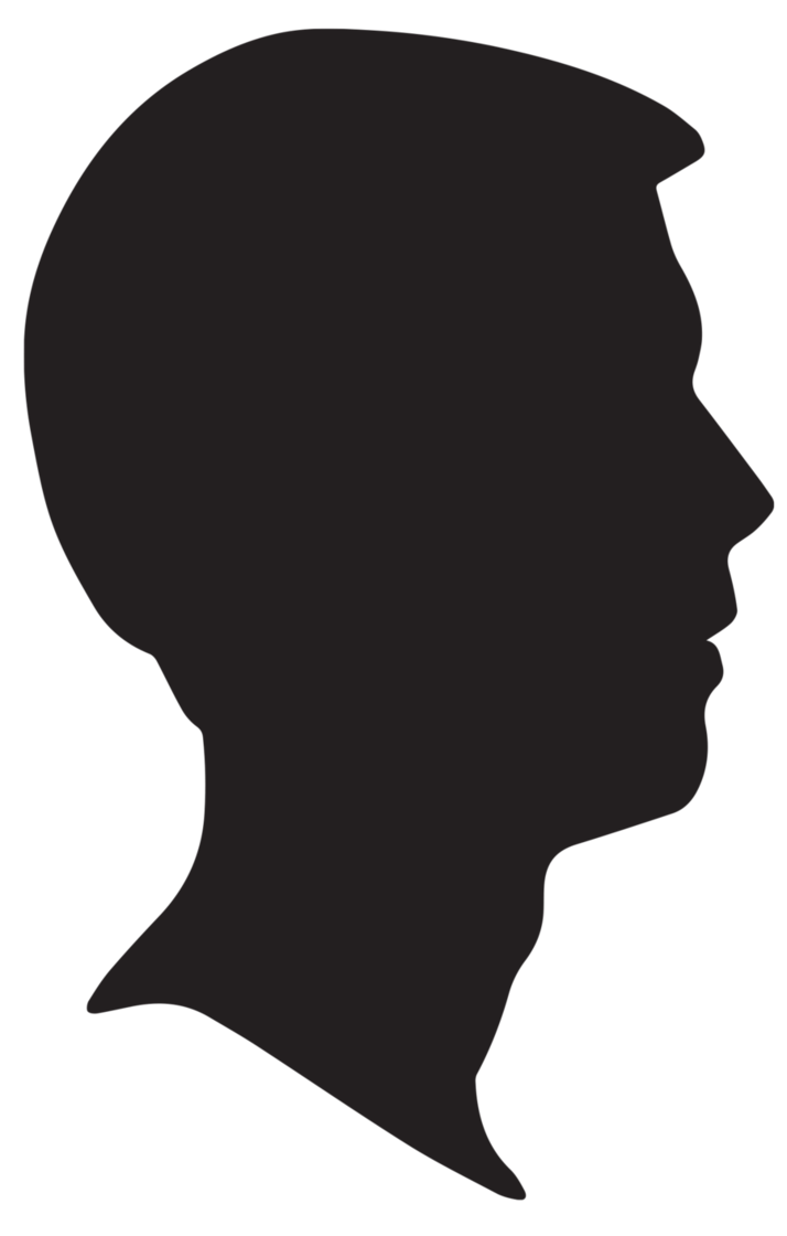 714x1120 Face Silhouette Clipart