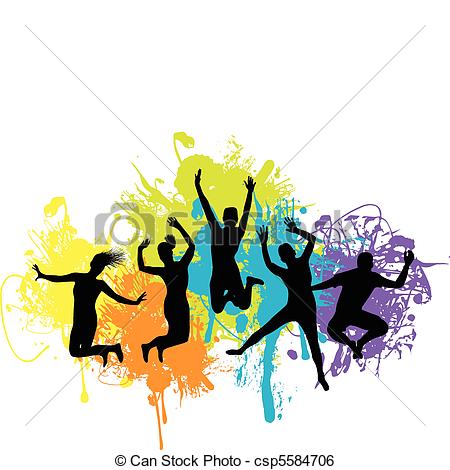 450x470 Crowd Clipart Youth