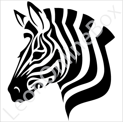428x426 Zebra Silhouette