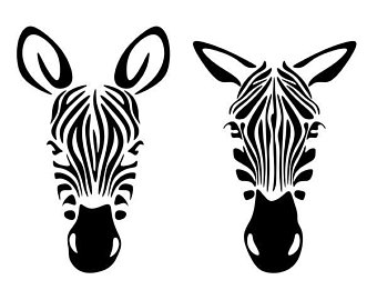 340x270 Zebra Svg Etsy