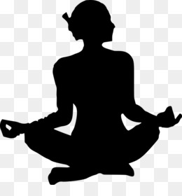 260x280 Free Download Yoga Asento Lotus Position Silhouette