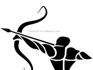 310x233 Sagittarius Zodiac Sign Vector Graphics Free Vectors Ui Download