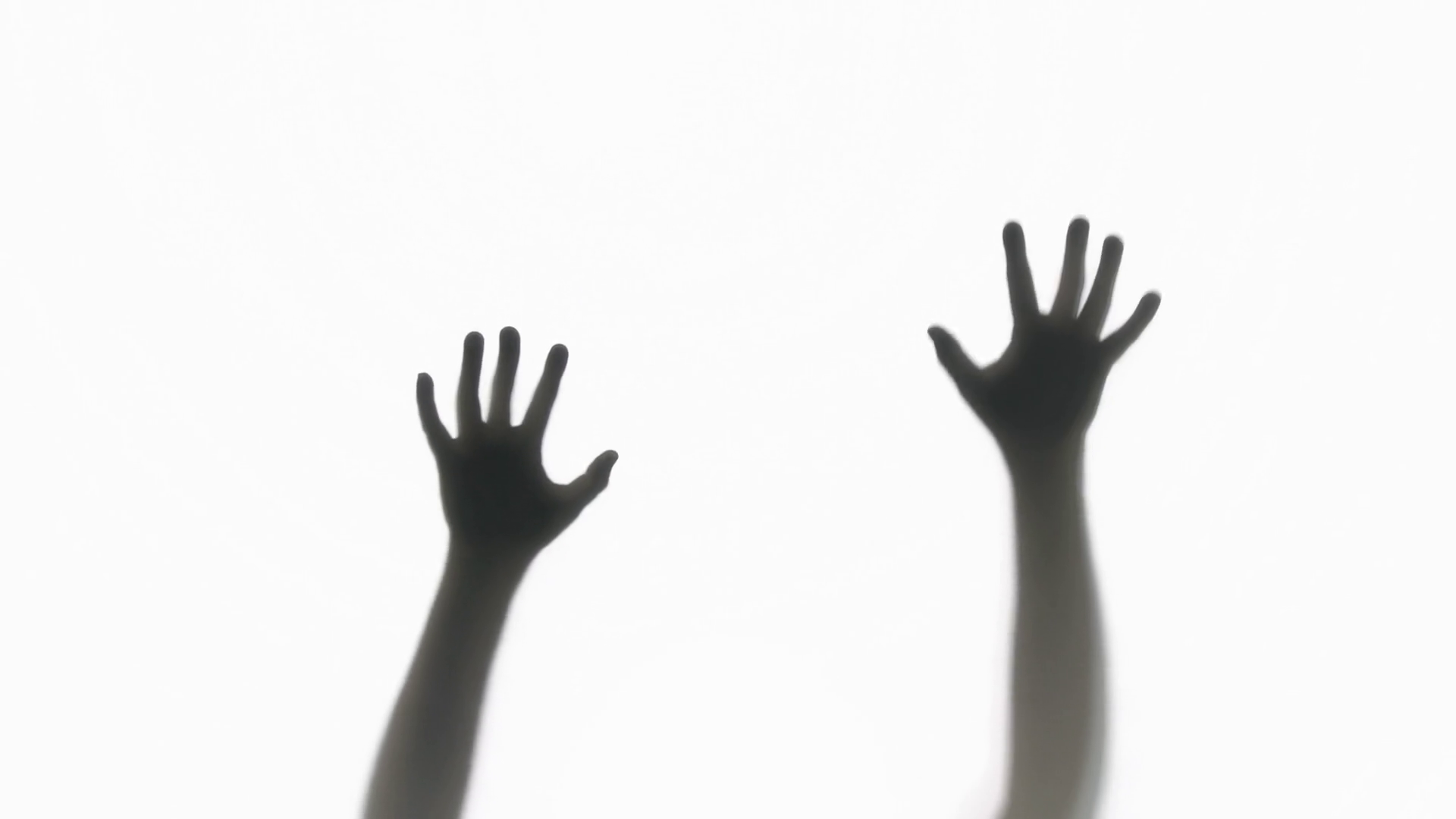 1920x1080 Silhouette Of A Zombie Stock Video Footage