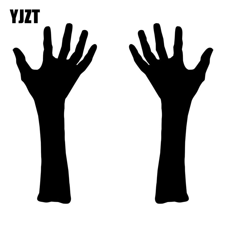 800x800 Yjzt 7.1cmx15.3cm Funny Zombie Monster Hand (Left Amp Right