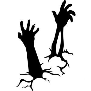 300x300 Zombie Arms Silhouette Design, Silhouettes And Arms