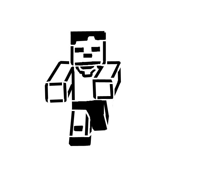 700x624 Minecraft Zombie Pumpkin Stencil