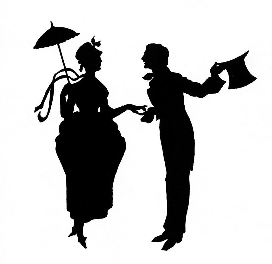 900x875 Vintage Couple Silhouette Things To Draw Couple