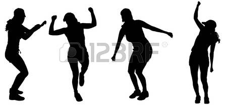 450x209 Girl Clipart Zumba