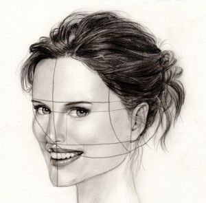 300x295 Drawing A Face In 34 View How To Draw Face, Draw
