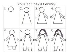 236x182 Teach The Kids How Draw A Person The First Week Of School