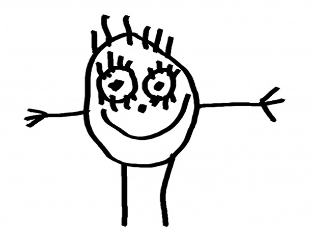 615x491 Collection Of 5 Year Old Drawing Of A Person High Quality