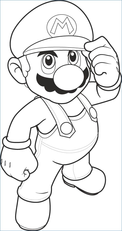 498x939 Mario Coloring Pages To Print