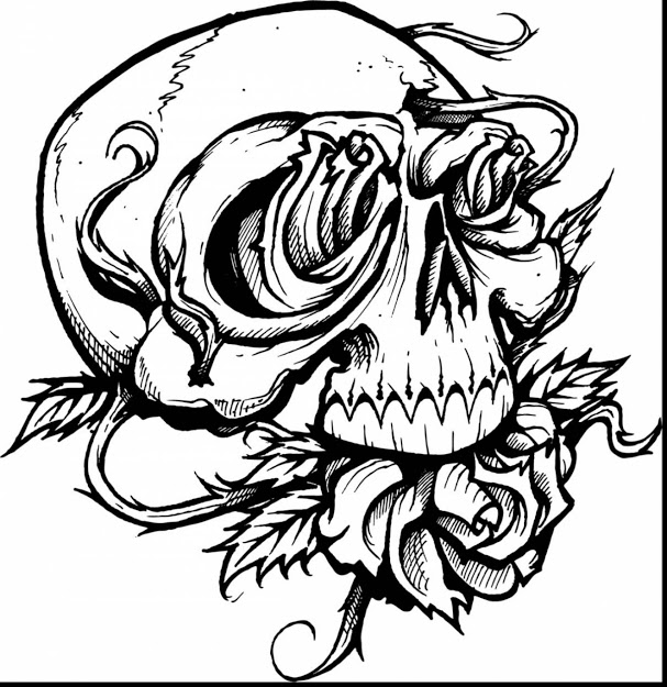 607x625 Top 10 Beautiful Rose Coloring Pages Drawing