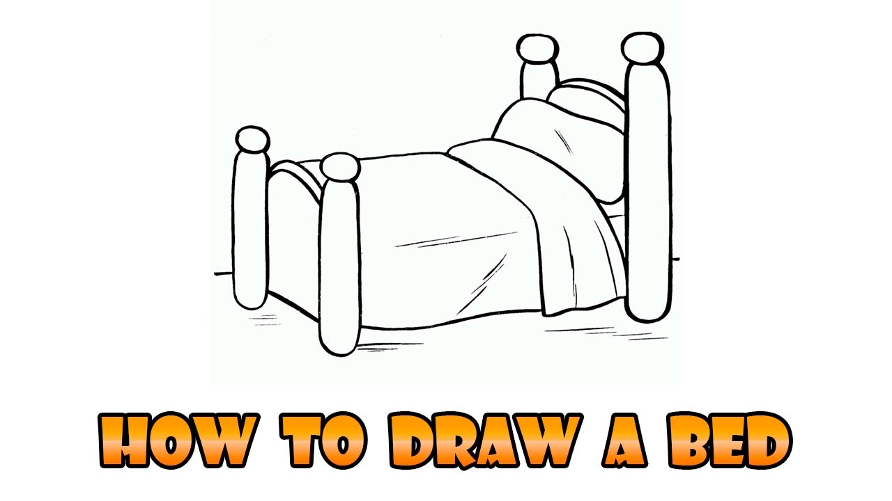 1280x720 How To Draw Bed